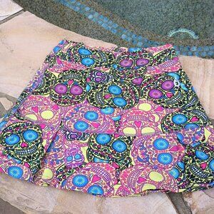 Day of the Dead pickleball/tennis skirt
